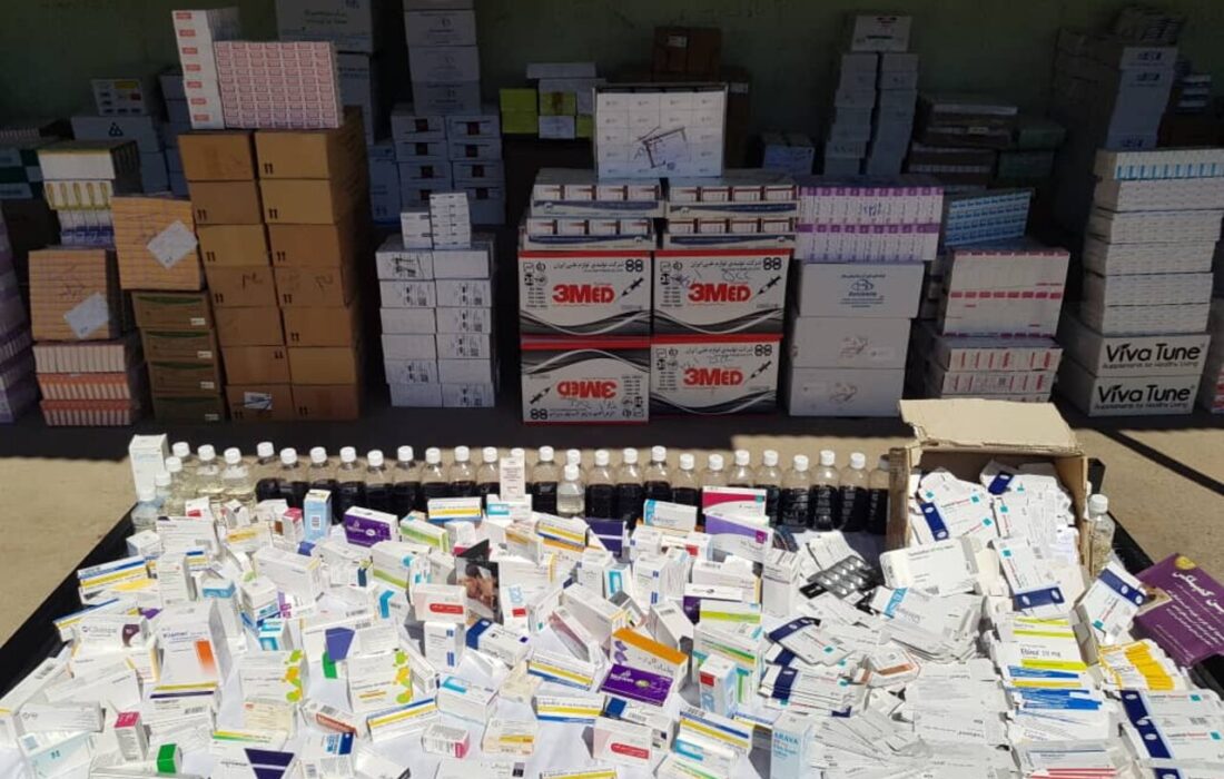 عتباتی: ۴۵ هزار عدد انواع داروی غیرمجاز در بوکان کشف شد