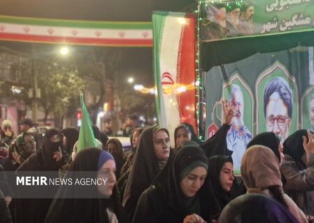 اجتماع باشکوه مردمی در مشگین شهر