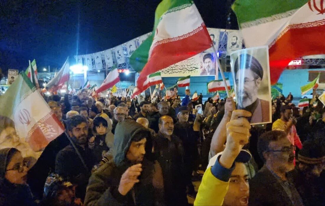 حضور ناواستوار یکم‌ «رضا کاغذلو» در اجتماع شبانه رامیان